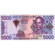 P27c Sierra Leone - 5000 Leones Year 2006
